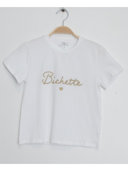 Tee-shirt "Bichette" Doré