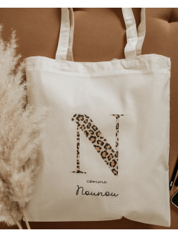 Tote bag N comme Nounou