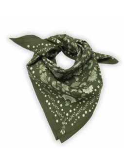 Petit Foulard - Amour Khaki