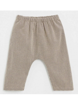 Pantalon vichy - Beige & Gris