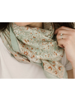 Grand foulard - Sarika Matcha