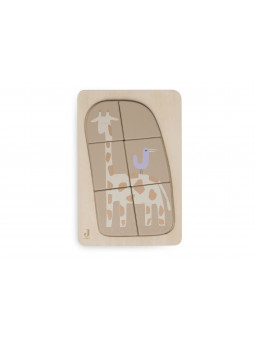 Puzzle en bois Girafe