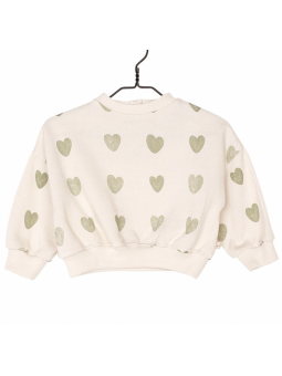 Pull coeur vert Soan