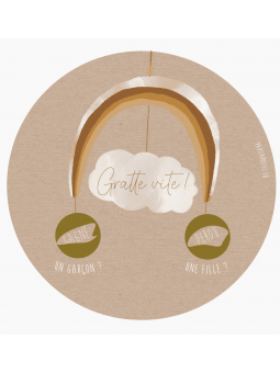 Carte annonce Fille ou...