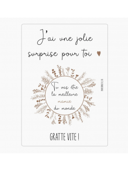 Carte annonce "Tu vas être...
