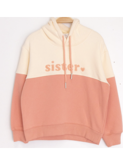 Pull "Sister" Rose/Beige