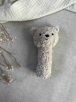 Hochet Teddy Bear Naturel