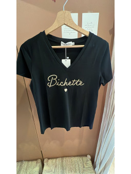 Tee-shirt Bichette noir