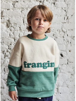 Sweat vert "Frangin"