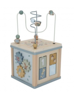 Cube d'activités en bois -...