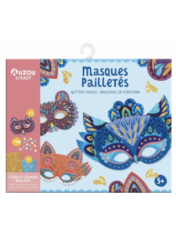 Masques pailletés