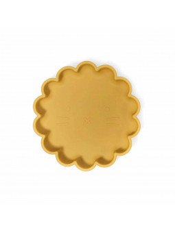 Assiette en silicone avec...