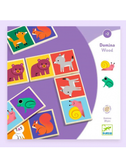 Jeu éducatif - Domino wood