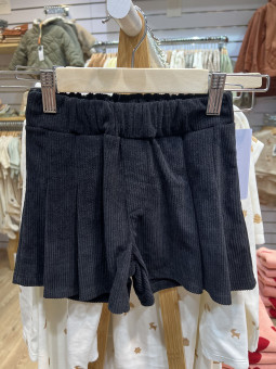 Short velours bleu marine Joy