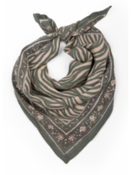 Petit foulard - Zebra Khaki