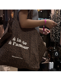 Cabas XXL Leopard marron A...