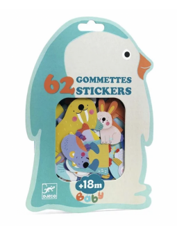 Mes 62 gommettes - Animaux...