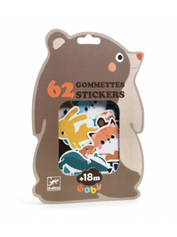 Mes 62 gommettes - Animaux...