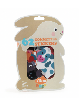Mes 62 gommettes - Animaux...