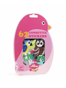 Mes 62 gommettes - Oiseaux