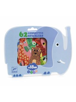 Mes 62 gommettes - Animaux...