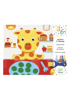 Peinture à l'éponge - Les...