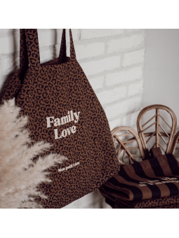 Cabas XXL Leopard marron...