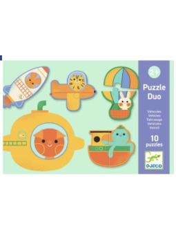 Puzzle duo - Véhicules