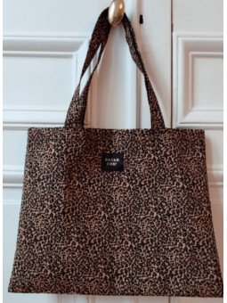 Tote bag léopard bazar chic