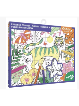 Ma pochette de 4 puzzles à...