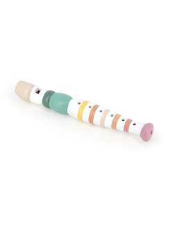 Flûte rayée multicolore en...