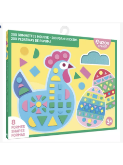 Mes 200 gommettes mousse -...