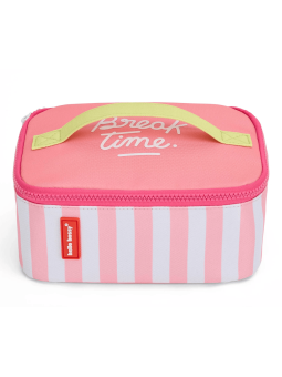 Lunch Bag - Pink stripes