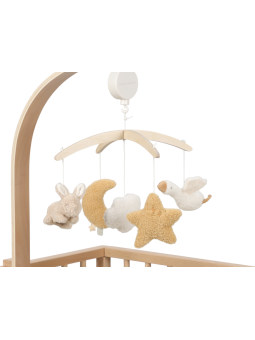 Mobile musicale en bois -...