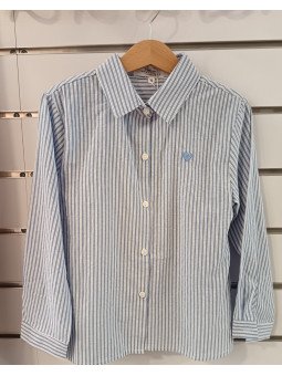 Chemise rayée avec broderie...