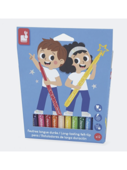 Feutres longue durée x12