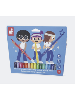 Feutres longue durée x18