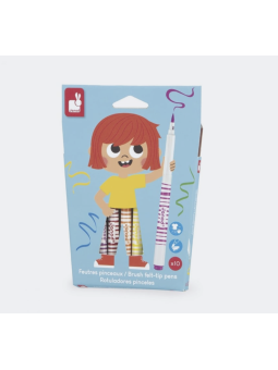 Feutres pinceaux x12