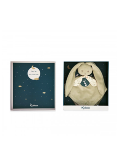 Doudou Lapin vert