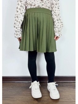 Jupe écolière plissée lilou