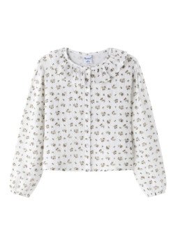 Blouse courte à manches...