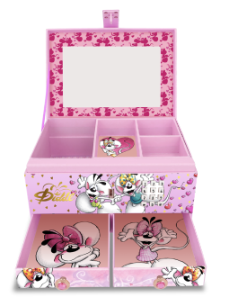 Coffre à bijoux digicode Diddl