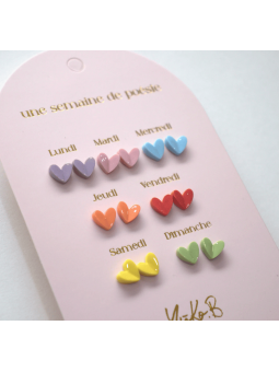 Set boucles d'oreilles de...