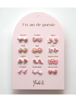 Set boucles d'oreilles de...