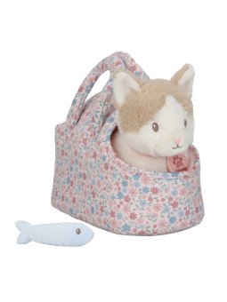 Peluche chat avec sac de...