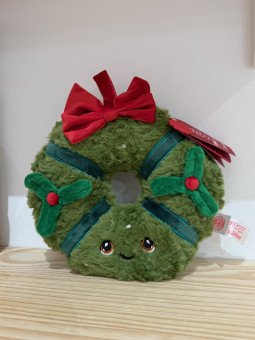 Peluche Couronne de Noël -...