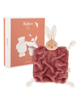 Doudou Lapin Bordeaux