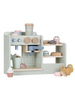 Grande machine a café en bois