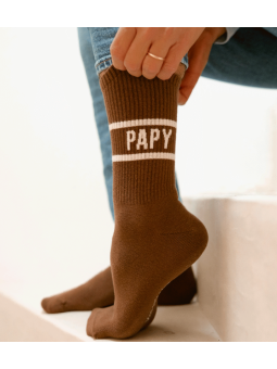Chaussettes marron - Papy