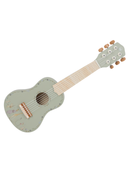 Guitare Verte en bois -...